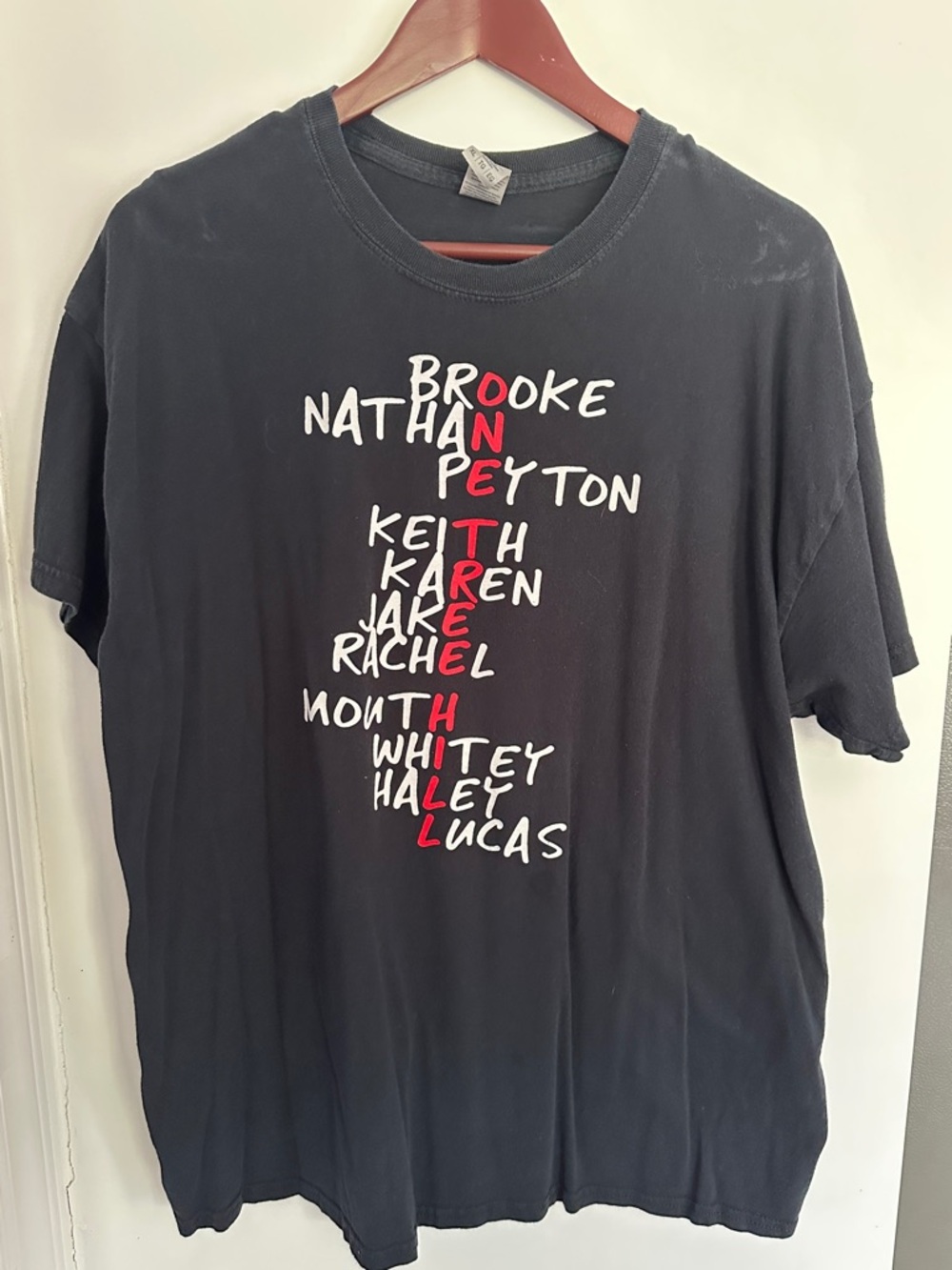 One Tree Hill Black Graphic Crewneck T-Shirt